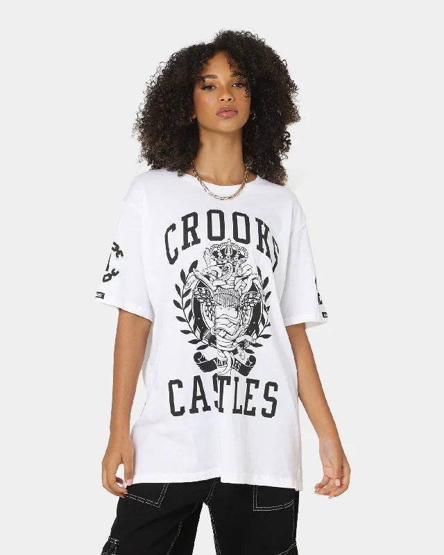 Crooks & Castles Medusa Collage T-Shirt White-- Houndstooth Herringbone Solid