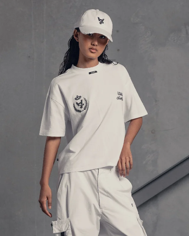 The Anti Order Ant-Werp Ops T-Shirt White-- Spandex Blend Rayon Blend Denim Blend