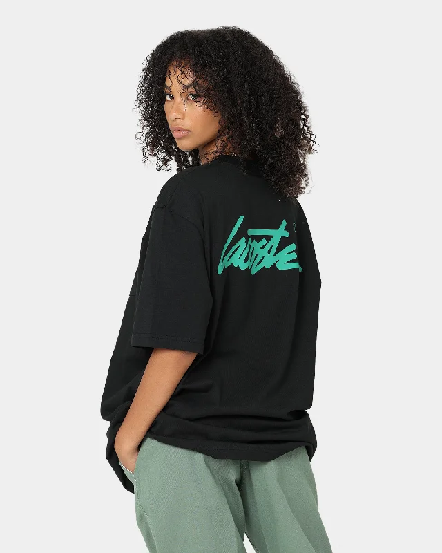 Lacoste L!ve Twist Essential Pocket T-Shirt Black-- Welt Pockets Slit Pockets Flap Pockets Lacoste L!ve Twist Essential Pocket T-Shirt Black-- Welt Pockets Slit Pockets Flap Pockets