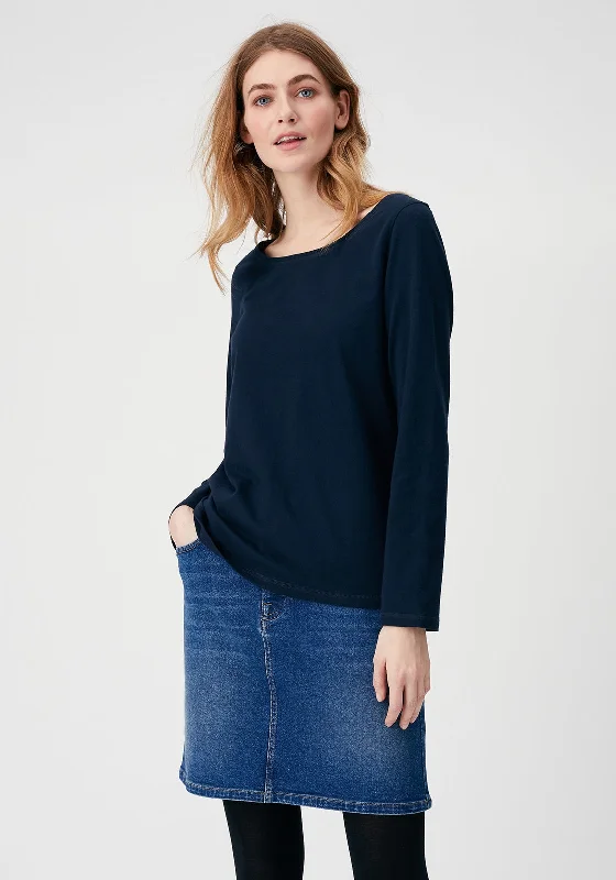 White Stuff Essence Organic Cotton T-Shirt, Navy-- Jersey Fabric Tulle Fabric Batik Fabric White Stuff Essence Organic Cotton T-Shirt, Navy-- Jersey Fabric Tulle Fabric Batik Fabric