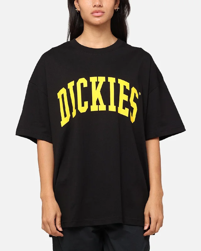 Dickies Arch 330 T-Shirt Black/Orange-- Hooded Caped Shawl Collar