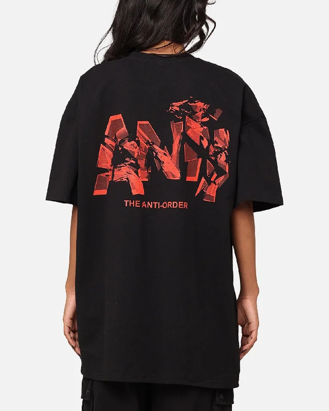 The Anti Order Broken Visions T-Shirt Black-- Ribbed T-Shirt High Neck Heavyweight