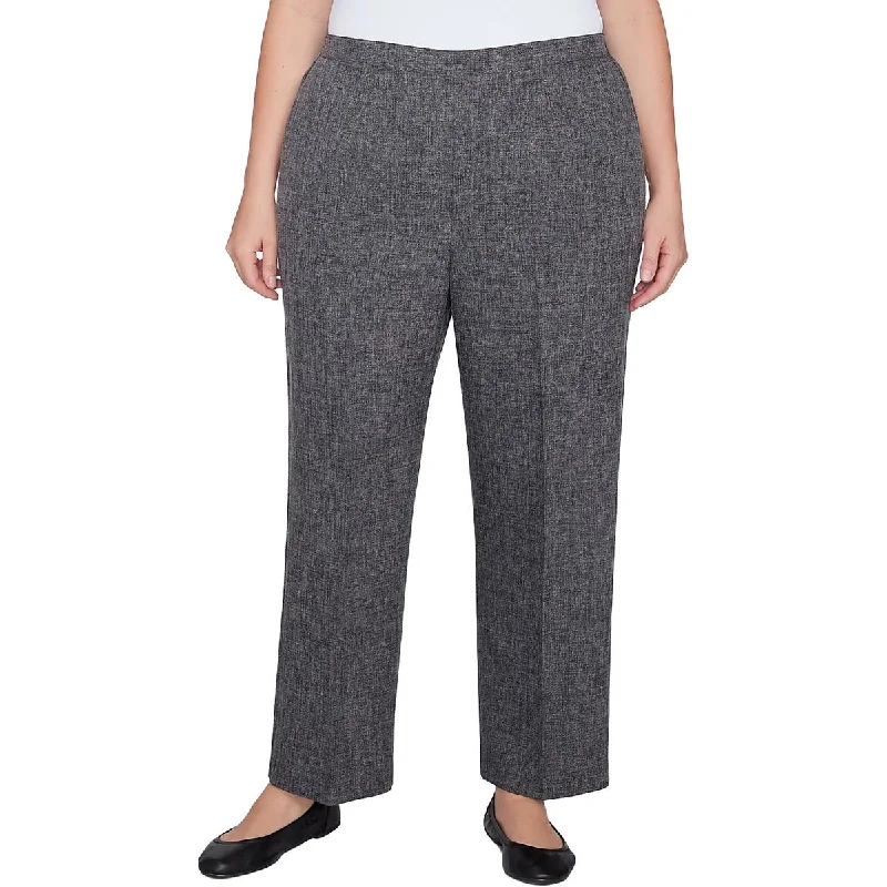 Alfred Dunner Womens Plus Elastic waist Pull On High-Waisted Pants Elegant Dress Pants Alfred Dunner Womens Plus Elastic waist Pull On High-Waisted Pants Elegant Dress Pants
