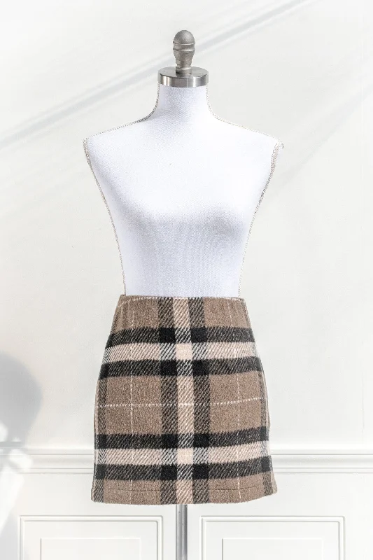 Bonnie Tartan Mini Skirt tulle skirt dreamy