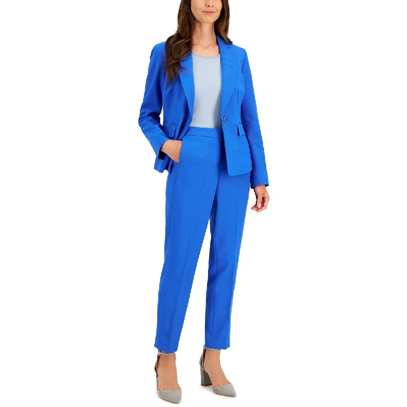 Le Suit Womens Knit Straight Leg Dress Pants Cozy Maternity Pants