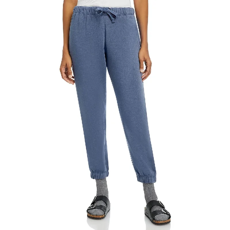 Vintage Havana Womens Fleece Comfy Jogger Pants High-Waist Trousers