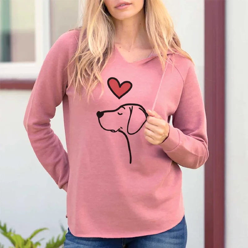 Love Always German Shorthaired Pointer - Cali Wave Hooded Sweatshirt Hoodie with Neon Bright Vibrant Love Always German Shorthaired Pointer - Cali Wave Hooded Sweatshirt Hoodie with Neon Bright Vibrant