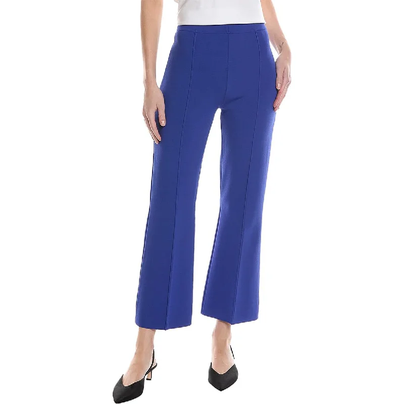 Theory Womens Flare Elastic Waist Dress Pants Casual Lounge Pants