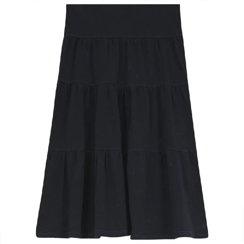 Dot Short Tiered Skirt velvet skirt luxurious