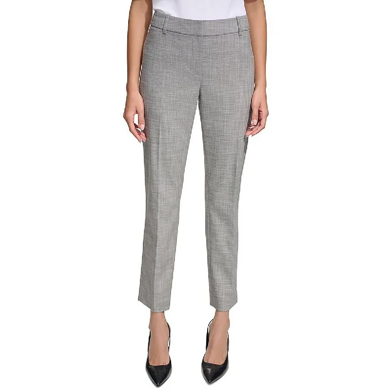 Calvin Klein Womens Straight Leg Office Wear Ankle Pants Comfortable Cargo Pants