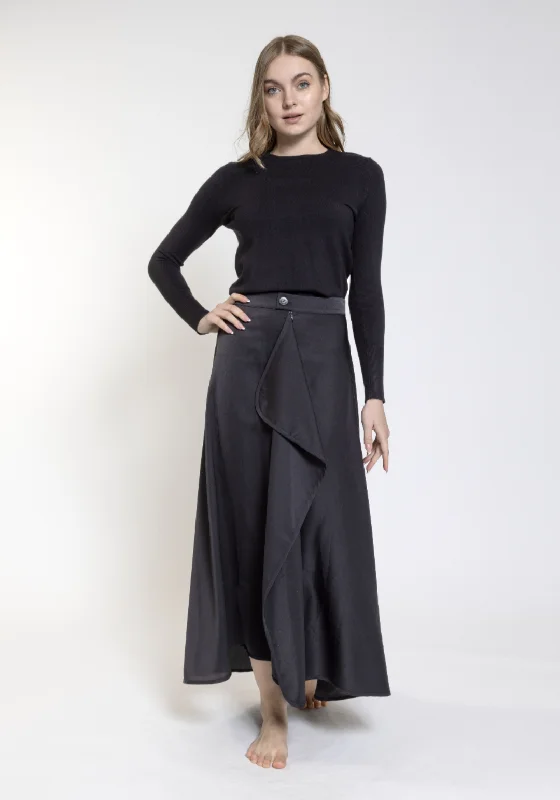 Nova Front Ruffle Skirt tiered skirt playful