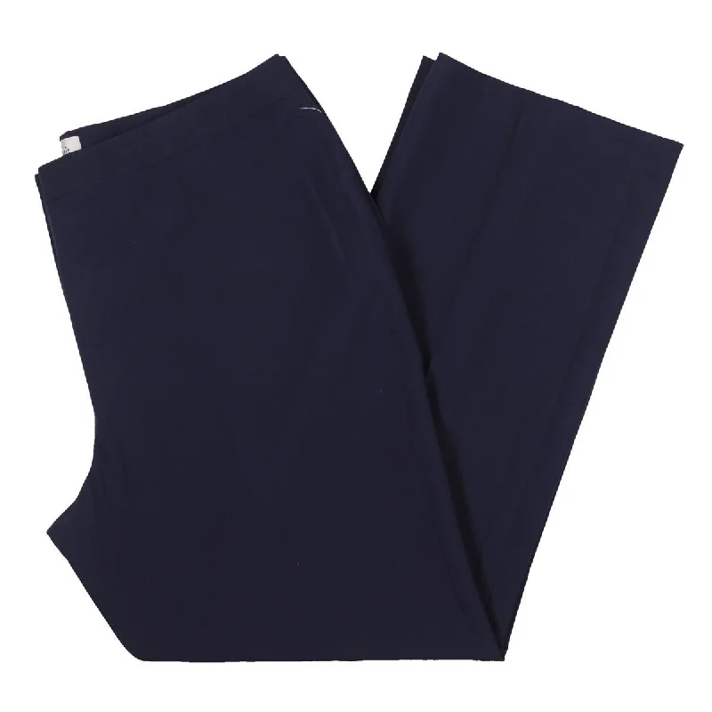 Le Suit Womens Plus Suit Separate Office Dress Pants Classic Straight-Leg Pants