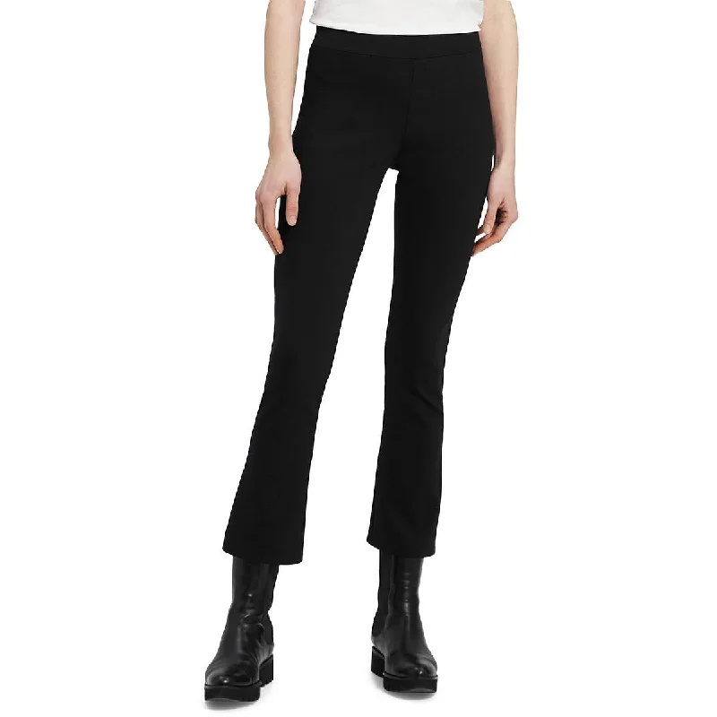 Theory Womens Scuba High Rise Straight Leg Pants Comfortable Jogger Trousers