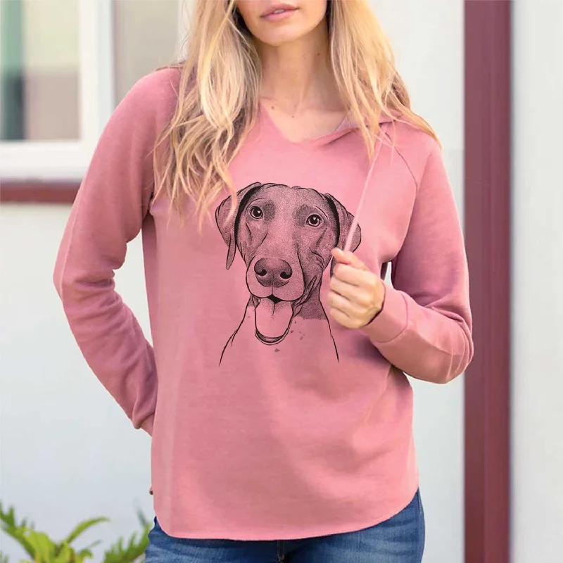 Remi the German Shorthaired Pointer - Cali Wave Hooded Sweatshirt Hoodie with Strings Custom Fit Adjustable Remi the German Shorthaired Pointer - Cali Wave Hooded Sweatshirt Hoodie with Strings Custom Fit Adjustable