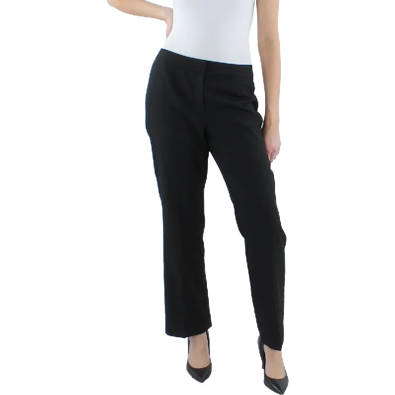 Le Suit Womens Petites Solid Office Dress Pants Classic Flared Pants