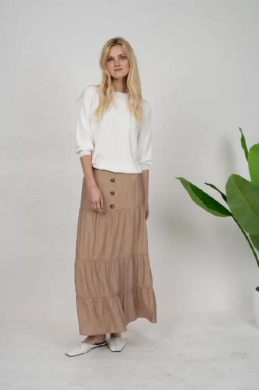Since2005 Plander Skirt silk skirt lustrous