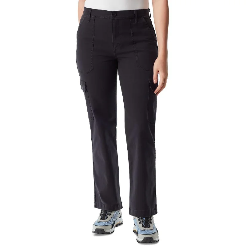 BASS OUTDOOR Womens Cargo High Rise Cargo Pants Formal Dress Pants