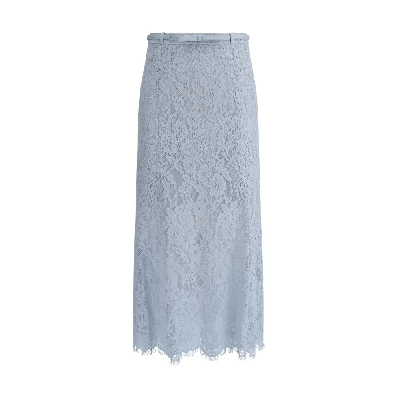 Self-Portrait Lace Midi Skirt vintage skirt charm