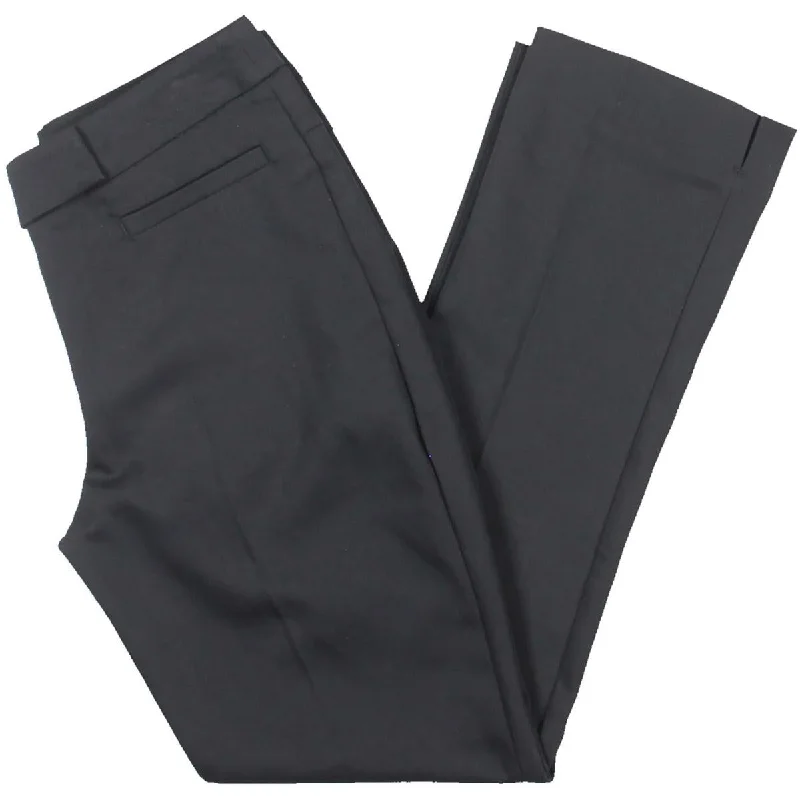 Hobbs Womens Tapered Leg Mid Rise Dress Pants Comfortable Wide-Leg Pants