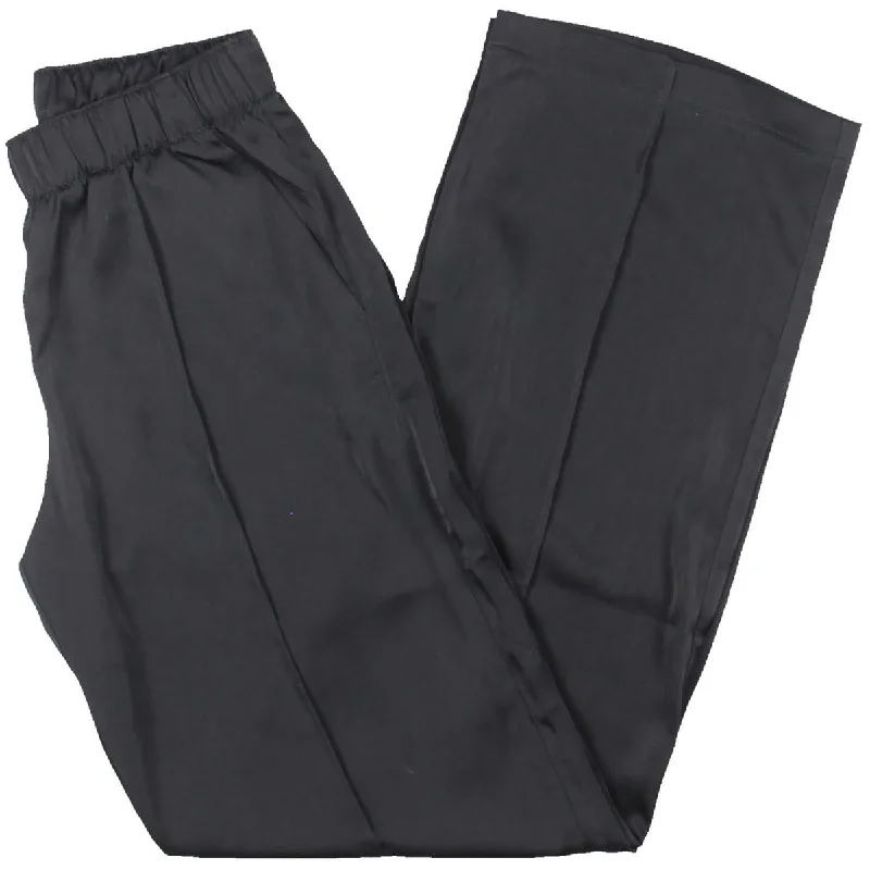 Adidas Womens High Rise Lightweight Wide Leg Pants Trendy Tapered Pants