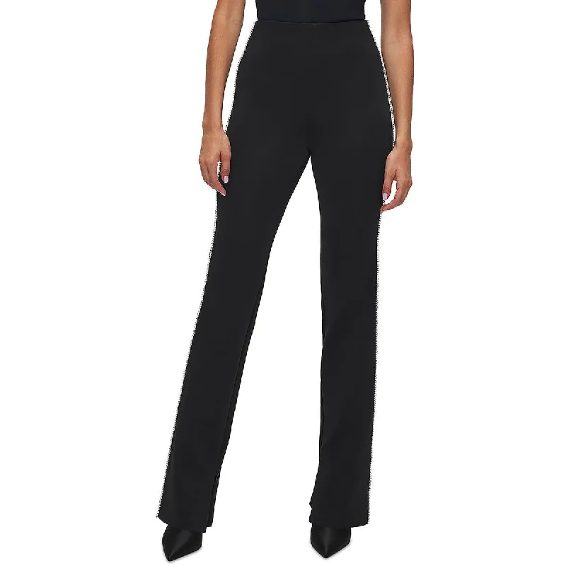Good American Womens Crystal Rhinestone Embellished Flared Pants Trendy Palazzo Pants Good American Womens Crystal Rhinestone Embellished Flared Pants Trendy Palazzo Pants