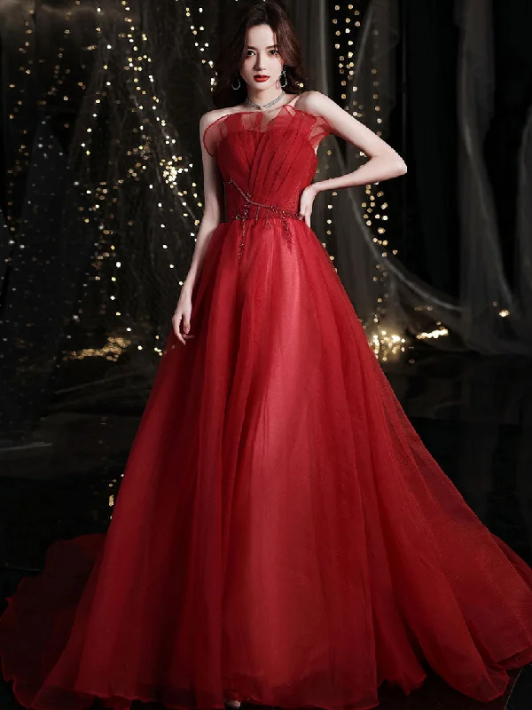 Burgundy Long Prom Dresses, Burgundy Formal Graduation Dresses Tunics Silk luxurious Burgundy Long Prom Dresses, Burgundy Formal Graduation Dresses Tunics Silk luxurious