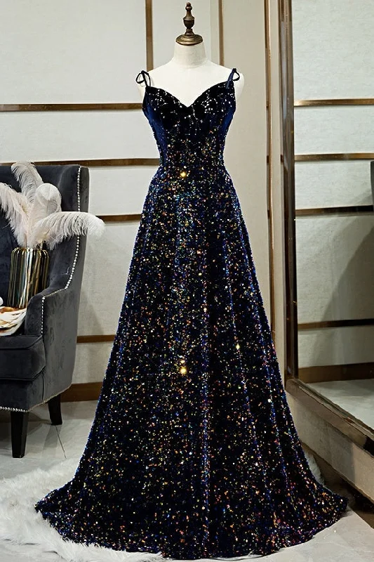 Sparkly Long A-line Lace Up Back Evening Prom Dress Party Dress OK905 Tunics Top Casual Sparkly Long A-line Lace Up Back Evening Prom Dress Party Dress OK905 Tunics Top Casual