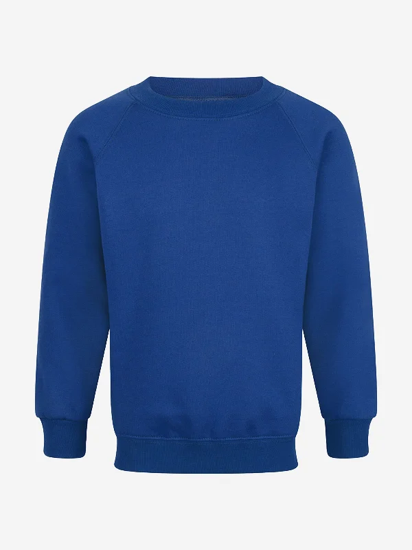 Zeco Kids School Crew Neck Sweatshirt in Blue Hooded Sweatshirt Casual Wear Street Style Zeco Kids School Crew Neck Sweatshirt in Blue Hooded Sweatshirt Casual Wear Street Style