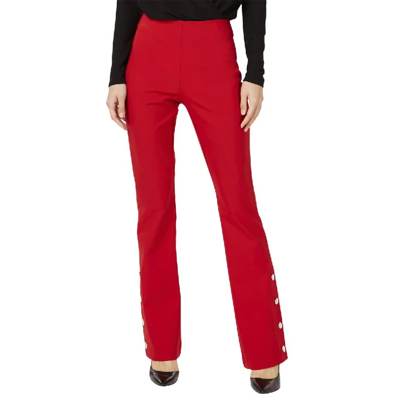 INC Womens Mid-Rise Pull On Bootcut Pants Cozy Full-Length Pants