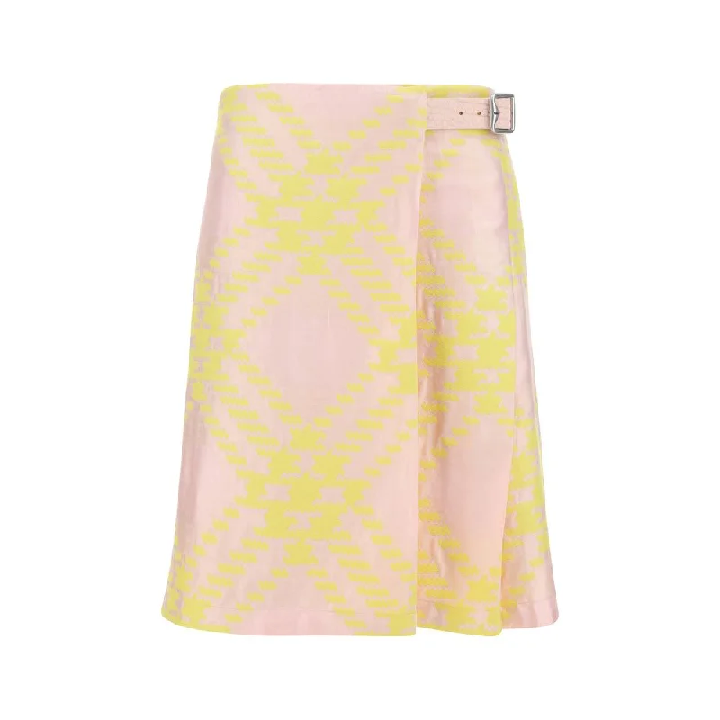 Burberry Smart Mini Skirt denim skirt durable