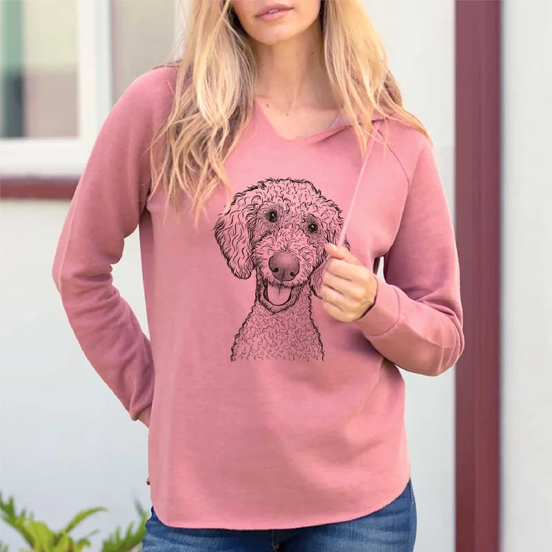 Fenway the Goldendoodle - Cali Wave Hooded Sweatshirt Hoodie with Reflective Safety Nightwear Fenway the Goldendoodle - Cali Wave Hooded Sweatshirt Hoodie with Reflective Safety Nightwear