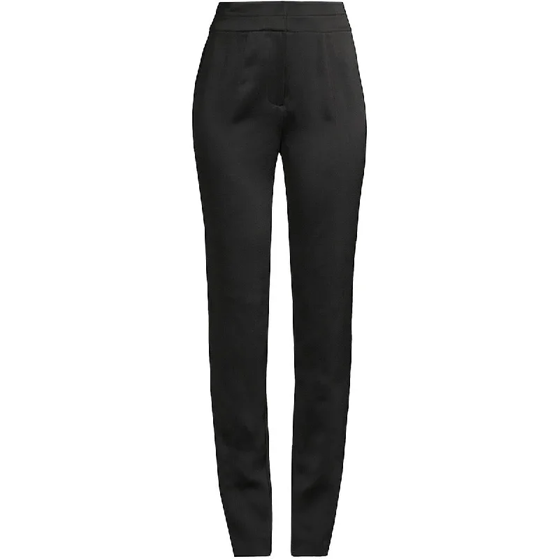 Donna Karan Womens Straight Leg High Waisted Straight Leg Pants Elegant High-Waist Pants Donna Karan Womens Straight Leg High Waisted Straight Leg Pants Elegant High-Waist Pants