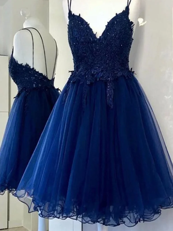 A Line V Neck Short Blue Prom Dresses, Short Blue Lace Graduation Homecoming Dresses A-Line Day Work A Line V Neck Short Blue Prom Dresses, Short Blue Lace Graduation Homecoming Dresses A-Line Day Work
