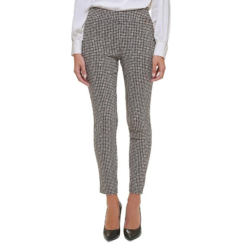 Tommy Hilfiger Womens Slip On Slim Fit Skinny Pants Comfortable Fleece Pants