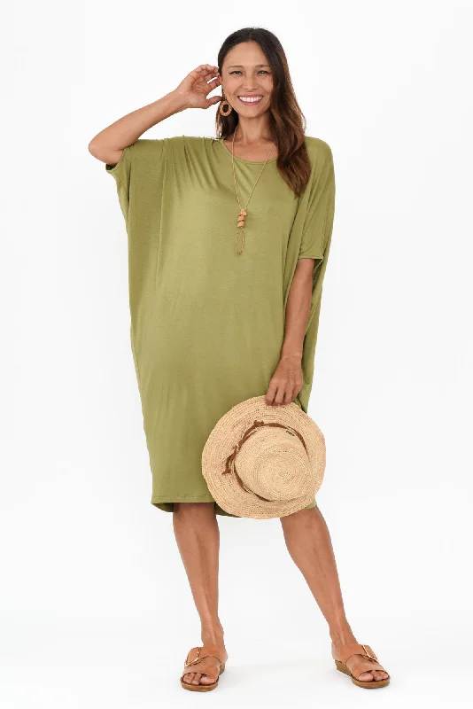 Pistachio Green Maui Dress empire Waist empire