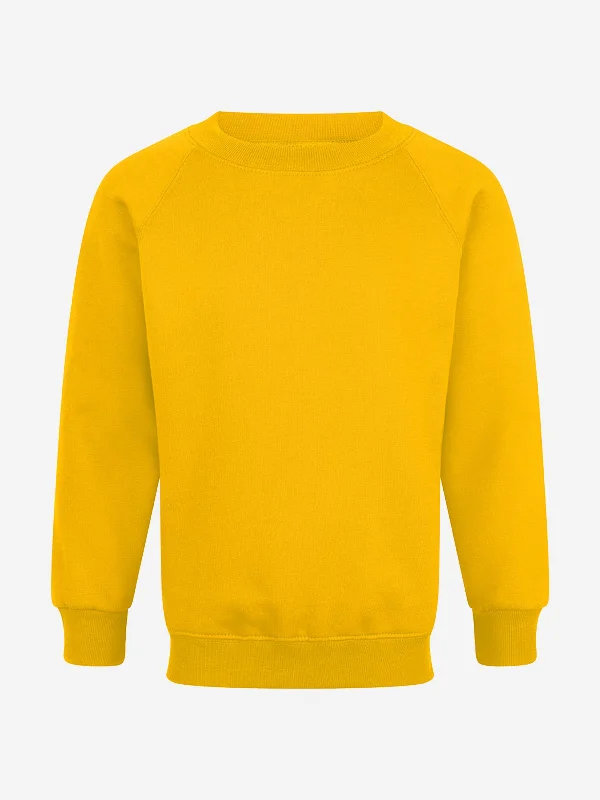 Zeco Kids School Crew Neck Sweatshirt in Yellow Hoodie with Double Zipper Versatile Adjustable Zeco Kids School Crew Neck Sweatshirt in Yellow Hoodie with Double Zipper Versatile Adjustable