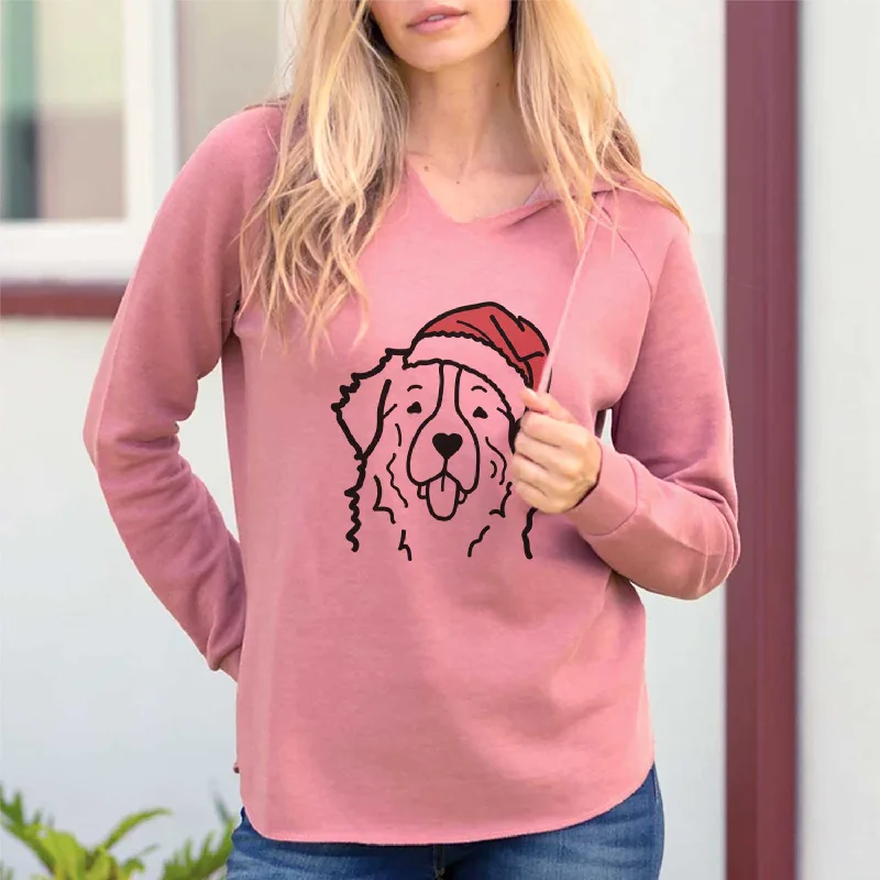 Jolly Bernese Mountain Dog - Cali Wave Hooded Sweatshirt Hoodie with Side Slits Relaxed Casual Jolly Bernese Mountain Dog - Cali Wave Hooded Sweatshirt Hoodie with Side Slits Relaxed Casual