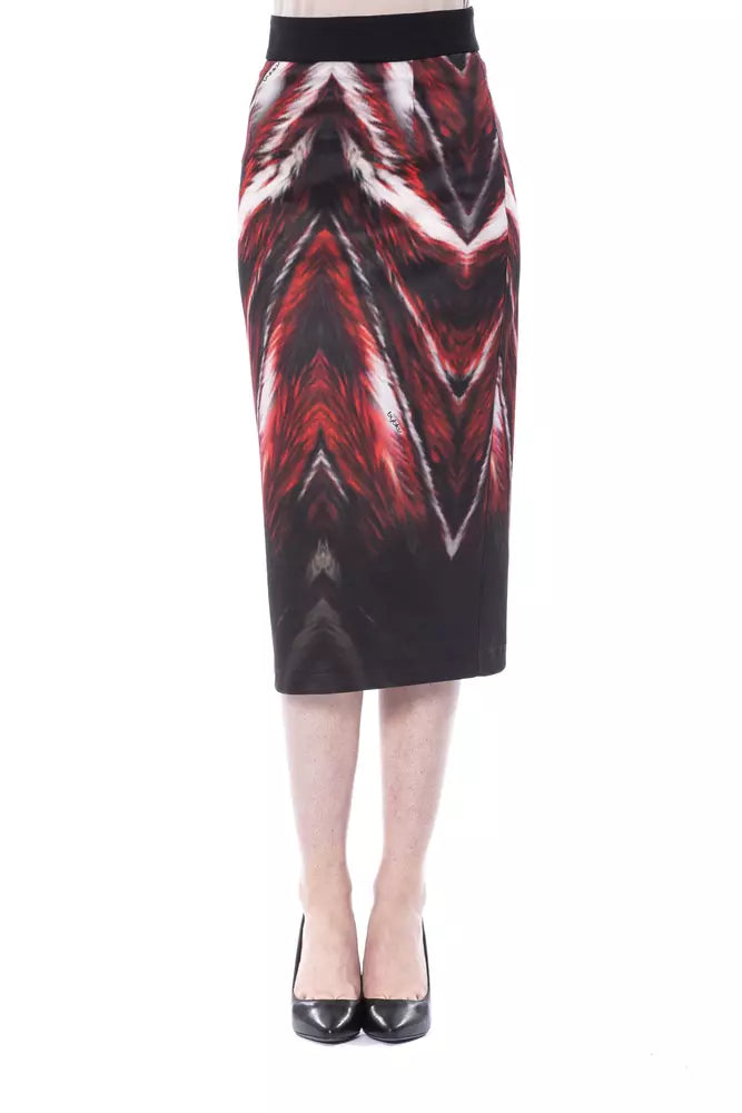 BYBLOS Multicolor Polyester Women Skirt floral skirt print