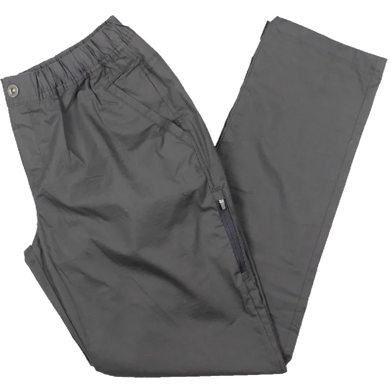 PrAna Womens Mid Rise Quick Dry Straight Leg Pants Formal Linen Trousers