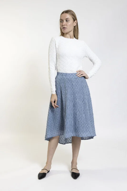 Weekend Linen Lines skirt midi skirt versatile
