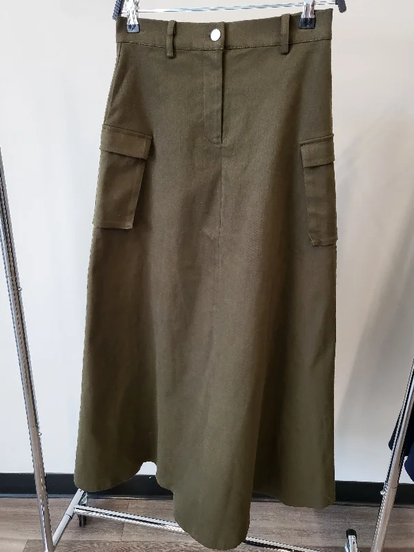 Honeyseed Midi Stretch Pocket Skirt casual skirt length