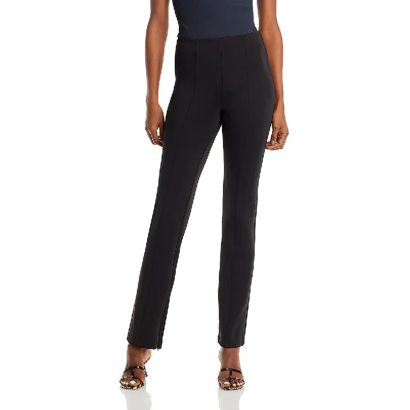 Good American Womens Scuba Slim Dress Pants Fashionable Track Pants