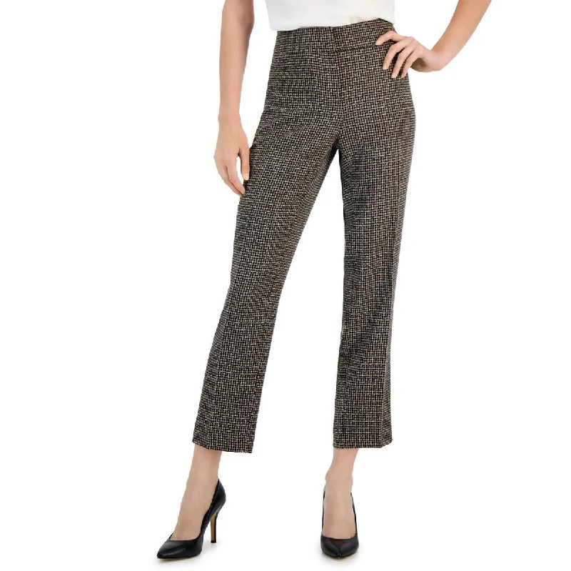 Kasper Womens Tweed Woven Capri Pants Chic Capri Pants