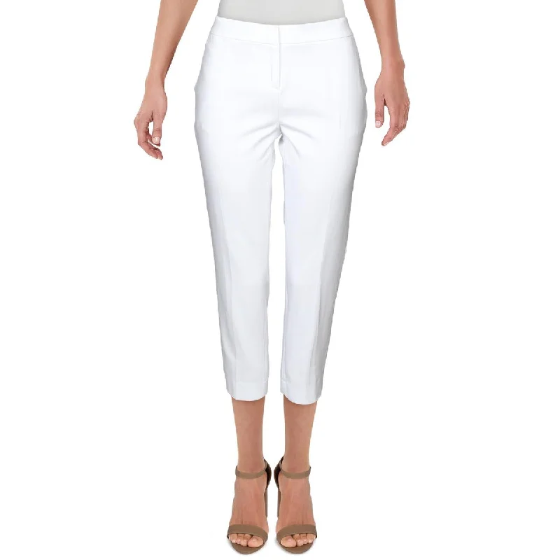 Amanda + Chelsea Womens Low Rise Ankle Capri Pants Formal Stretch Pants