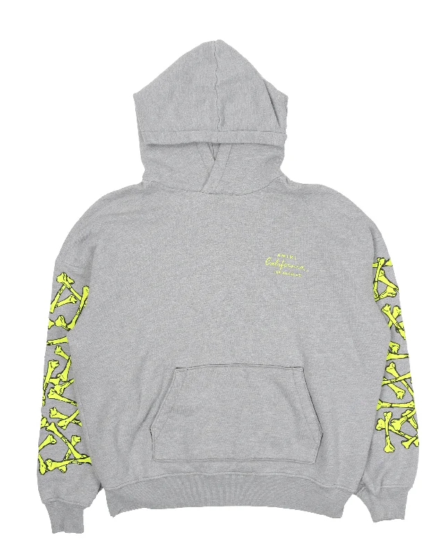 Bones Star Hoodie Hoodie with Gradient Ombre Colorful