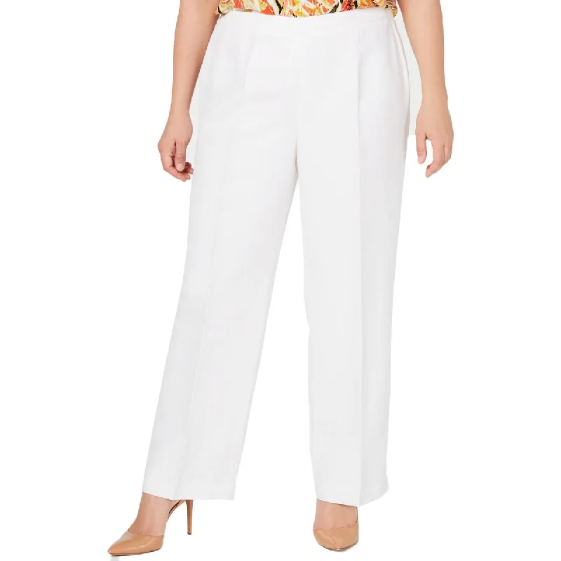 Kasper Womens Plus Audrey Linen Blend Classic Fit Straight Leg Pants Stylish Casual Pants Kasper Womens Plus Audrey Linen Blend Classic Fit Straight Leg Pants Stylish Casual Pants