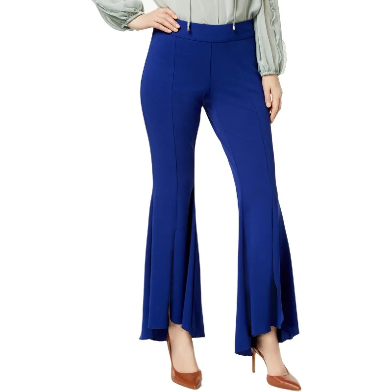 INC Womens Flare High-Low Pants Comfortable Wide-Leg Pants