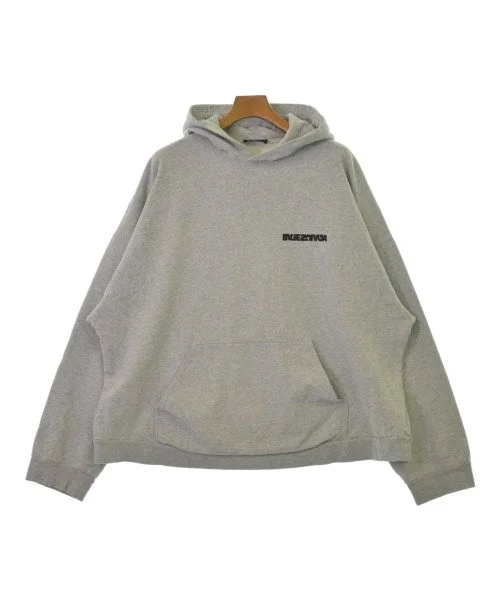BALENCIAGA Hoodies Hoodie with Front Slit Layering Stylish