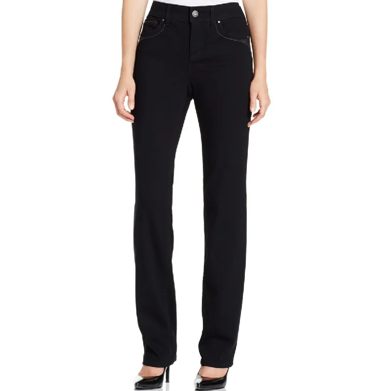 Style & Co. Womens High Rise Tummy Control Straight Leg Pants Casual Plaid Pants
