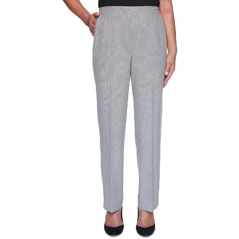 Alfred Dunner Womens Petites Classic Fit High Rise Straight Leg Pants High-Waist Yoga Pants Alfred Dunner Womens Petites Classic Fit High Rise Straight Leg Pants High-Waist Yoga Pants